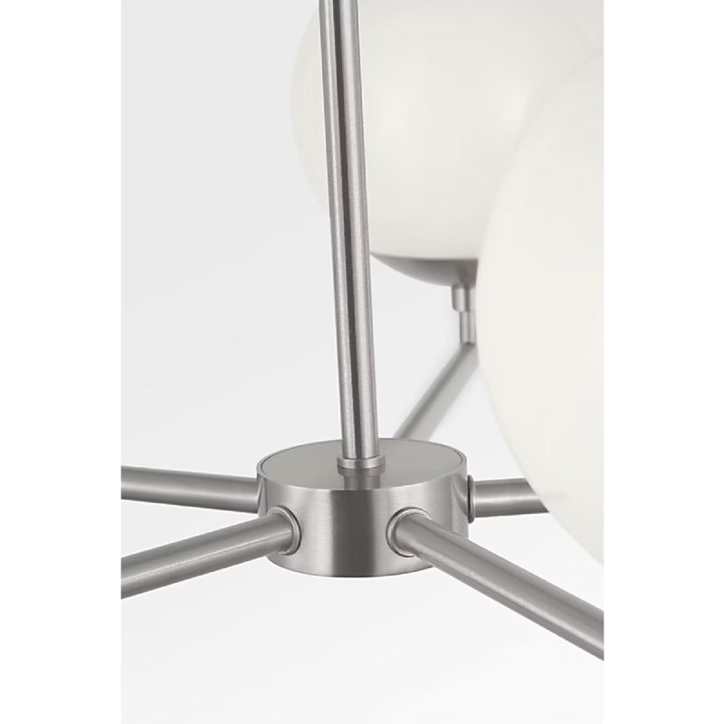 Generation GLC1795 Nube 5-lt 26" Chandelier - Brushed Nickel