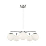 Generation GLC1795 Nube 5-lt 26" Chandelier - Brushed Nickel