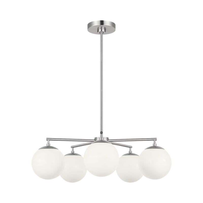 Generation GLC1795 Nube 5-lt 26" Chandelier - Brushed Nickel