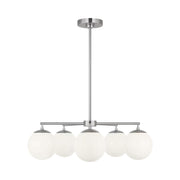 Generation GLC1795 Nube 5-lt 26" Chandelier - Brushed Nickel