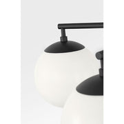 Generation GLC1795E Nube 5-lt 26" LED Chandelier - Midnight Black