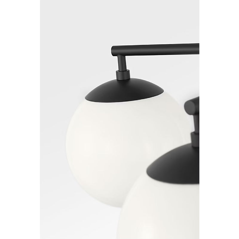 Generation GLC1795E Nube 5-lt 26" LED Chandelier - Midnight Black