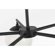 Generation GLC1795E Nube 5-lt 26" LED Chandelier - Midnight Black