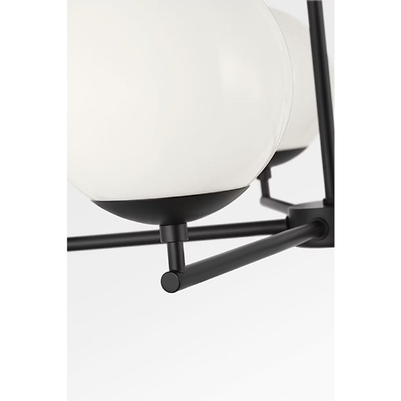 Generation GLC1795 Nube 5-lt 26" Chandelier - Midnight Black