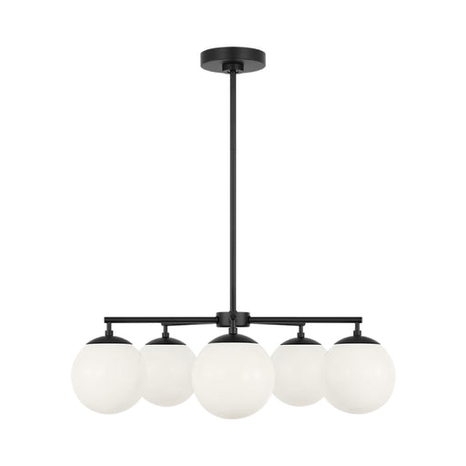 Generation GLC1795 Nube 5-lt 26" Chandelier - Midnight Black