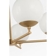 Generation GLC1795 Nube 5-lt 26" Chandelier - Satin Brass