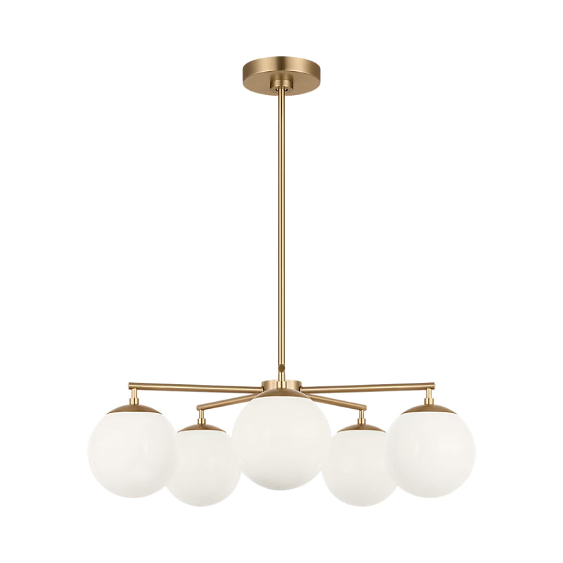 Generation GLC1795 Nube 5-lt 26" Chandelier - Satin Brass