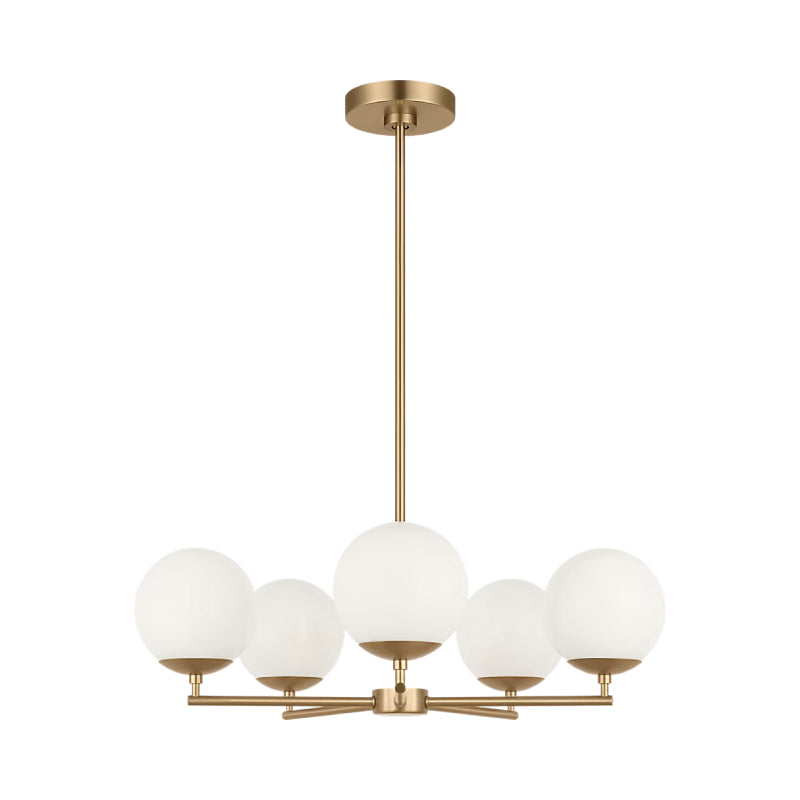 Generation GLC1795 Nube 5-lt 26" Chandelier - Satin Brass