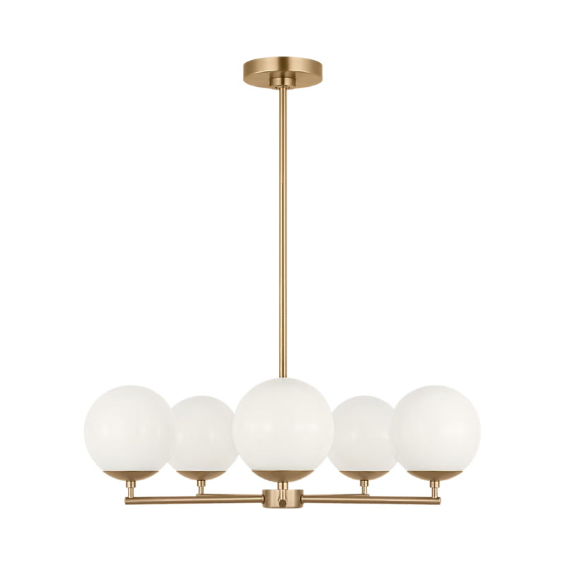 Generation GLC1795 Nube 5-lt 26" Chandelier - Satin Brass