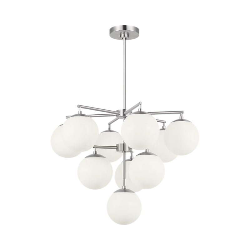 Generation GLC18010E Nube 10-lt 26" LED Chandelier - Brushed Nickel