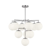 Generation GLC18010E Nube 10-lt 26" LED Chandelier - Brushed Nickel