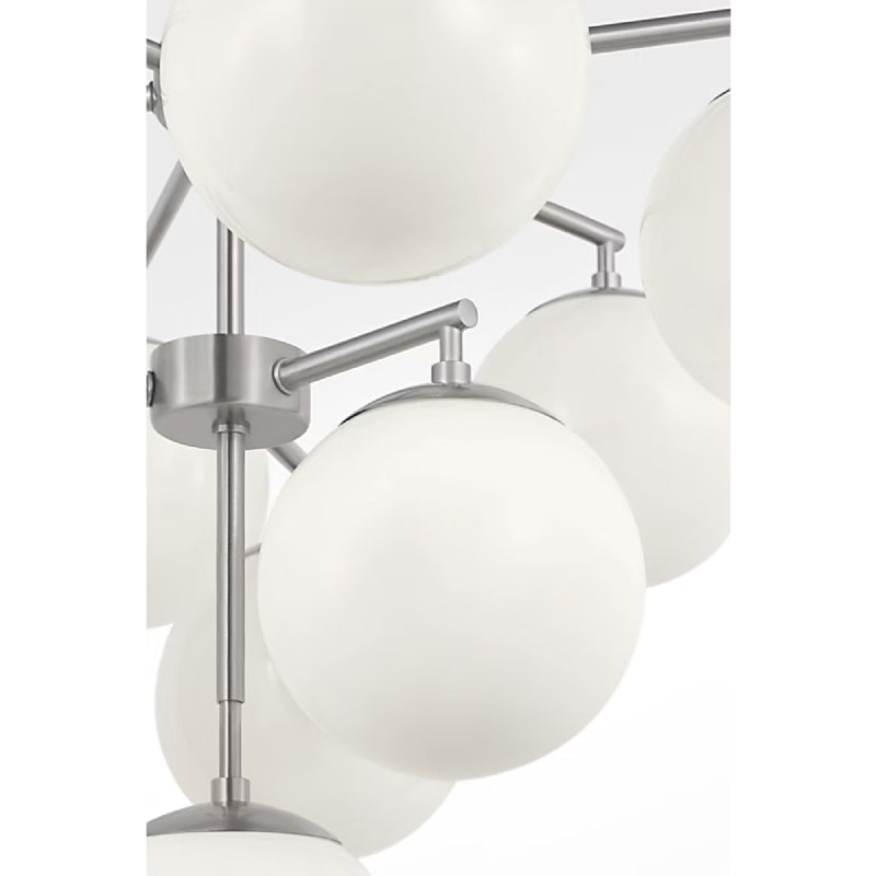 Generation GLC18010 Nube 10-lt 26" Chandelier - Brushed Nickel