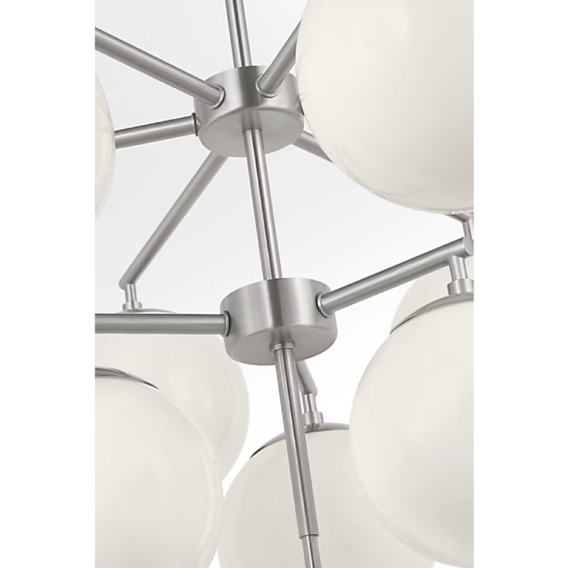 Generation GLC18010 Nube 10-lt 26" Chandelier - Brushed Nickel