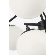 Generation GLC18010E Nube 10-lt 26" LED Chandelier - Midnight Black