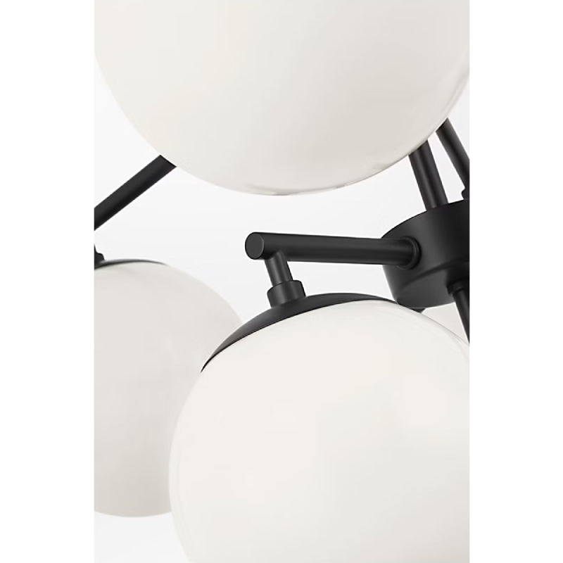 Generation GLC18010E Nube 10-lt 26" LED Chandelier - Midnight Black