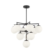 Generation GLC18010E Nube 10-lt 26" LED Chandelier - Midnight Black
