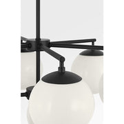 Generation GLC18010 Nube 10-lt 26" Chandelier - Midnight Black