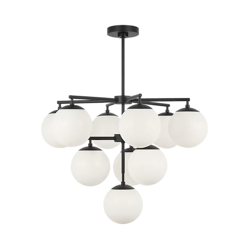 Generation GLC18010 Nube 10-lt 26" Chandelier - Midnight Black