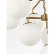 Generation GLC18010E Nube 10-lt 26" LED Chandelier - Satin Brass