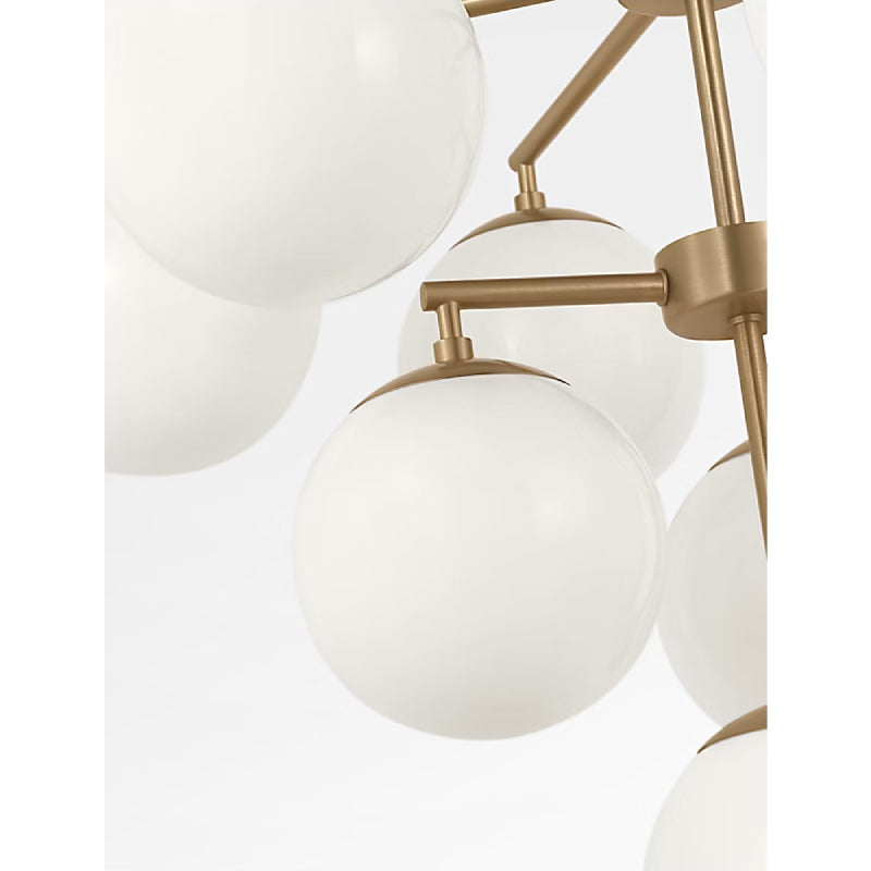 Generation GLC18010E Nube 10-lt 26" LED Chandelier - Satin Brass