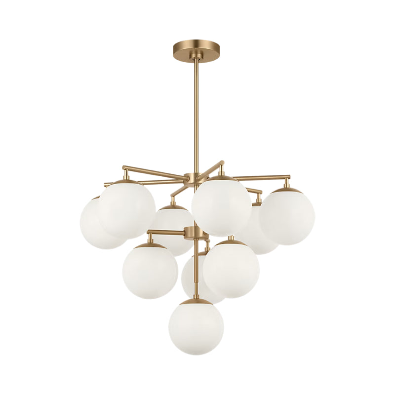 Generation GLC18010E Nube 10-lt 26" LED Chandelier - Satin Brass