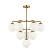 Generation GLC18010 Nube 10-lt 26" Chandelier - Satin Brass