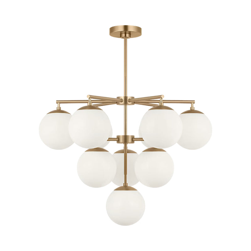 Generation GLC18010 Nube 10-lt 26" Chandelier - Satin Brass