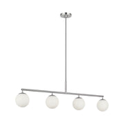 Generation GLC1814 Nube 4-lt 48" Linear Chandelier - Brushed Nickel