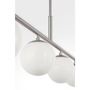 Generation GLC1814 Nube 4-lt 48" Linear Chandelier - Brushed Nickel