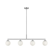 Generation GLC1814 Nube 4-lt 48" Linear Chandelier - Brushed Nickel