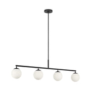 Generation GLC1814E Nube 4-lt 48" LED Chandelier - Midnight Black