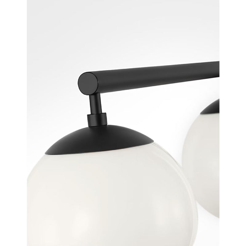 Generation GLC1814 Nube 4-lt 48" Linear Chandelier - Midnight Black