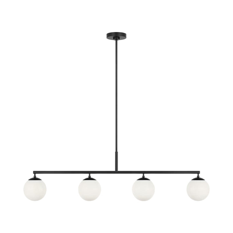 Generation GLC1814 Nube 4-lt 48" Linear Chandelier - Midnight Black