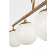 Generation GLC1814 Nube 4-lt 48" Linear Chandelier - Satin Brass