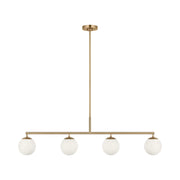 Generation GLC1814 Nube 4-lt 48" Linear Chandelier - Satin Brass