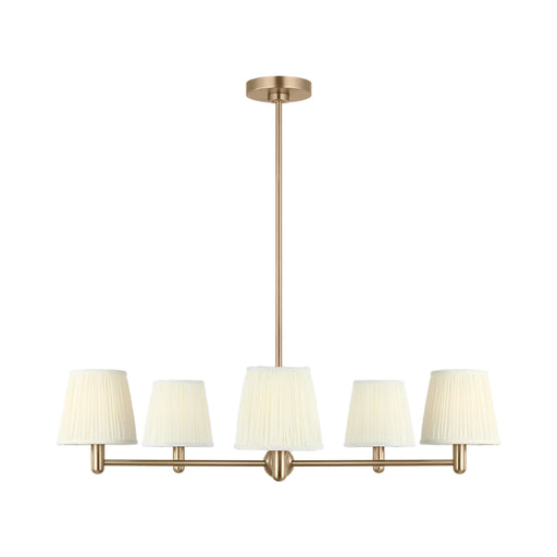 Generation GLC1865E Vilera 5-lt 33" LED Chandelier - Satin Brass