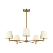 Generation GLC1865 Vilera 5-lt 33" Chandelier - Satin Brass