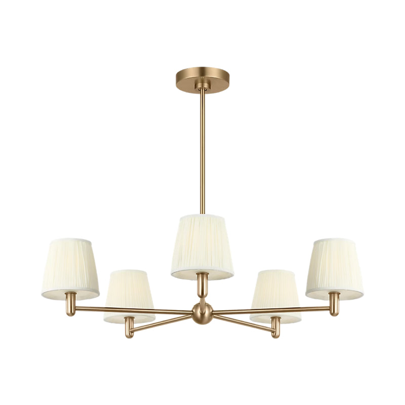 Generation GLC1865 Vilera 5-lt 33" Chandelier - Satin Brass