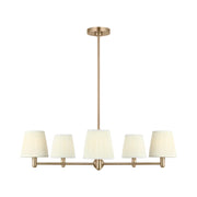 Generation GLC1865 Vilera 5-lt 33" Chandelier - Satin Brass