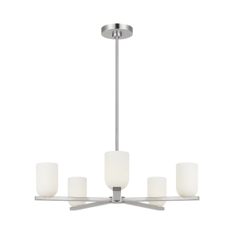 Generation GLC1935 Neblina 5-lt 28" Chandelier - Brushed Nickel
