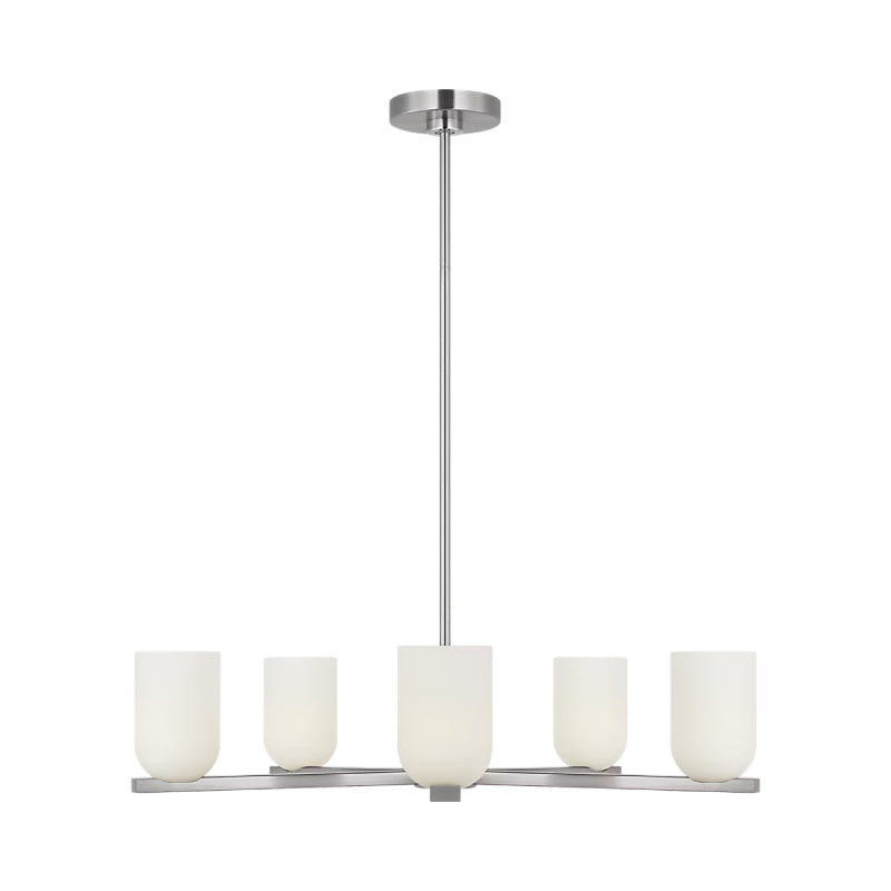 Generation GLC1935 Neblina 5-lt 28" Chandelier - Brushed Nickel