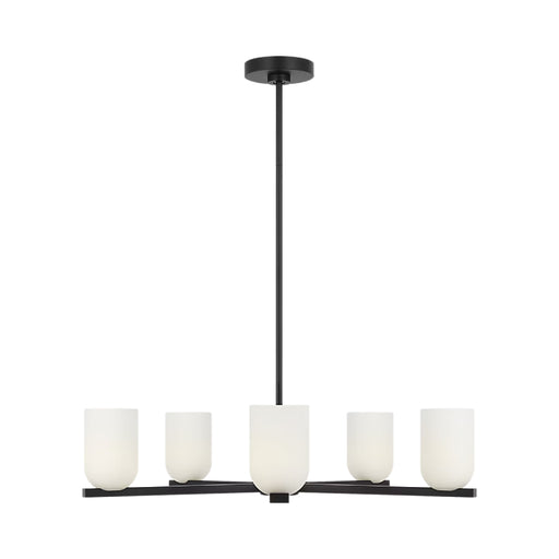 Generation GLC1935 Neblina 5-lt 28" Chandelier - Midnight Black