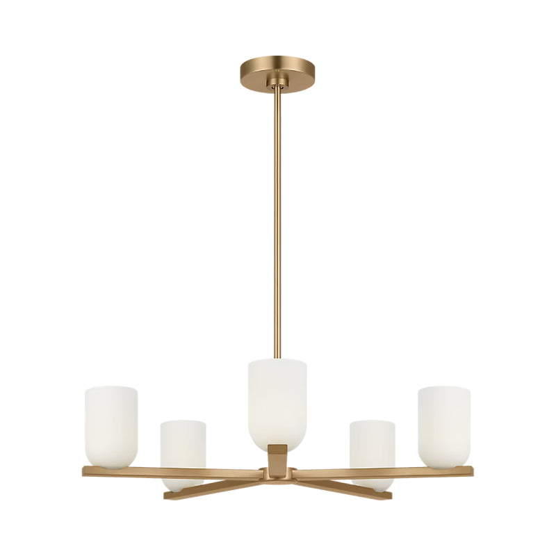 Generation GLC1935 Neblina 5-lt 28" Chandelier - Satin Brass