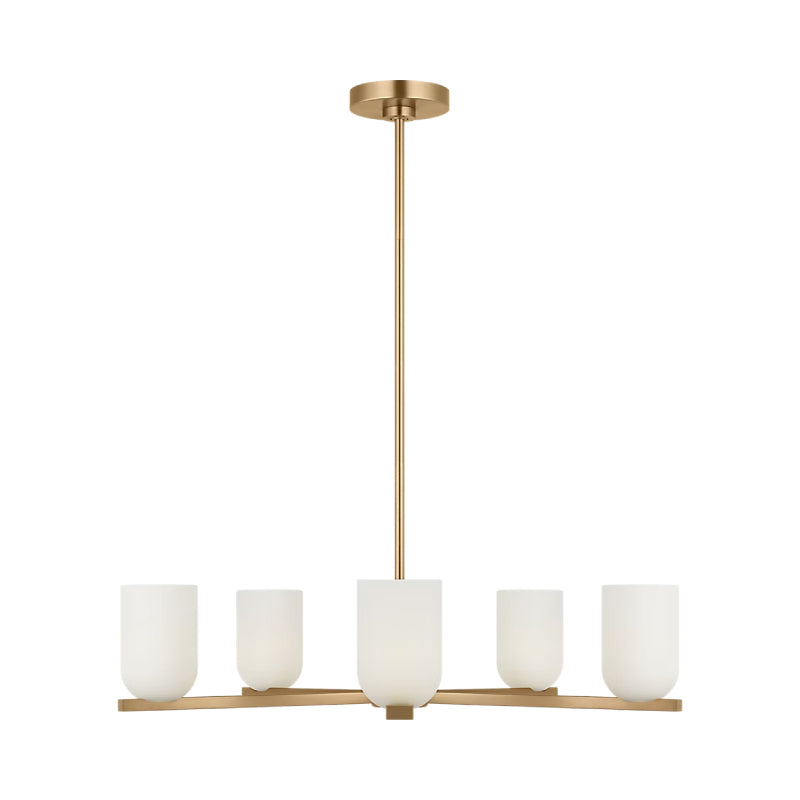 Generation GLC1935 Neblina 5-lt 28" Chandelier - Satin Brass
