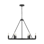 Generation GLC2016 Mirla 6-lt 28" Chandelier - Midnight Black