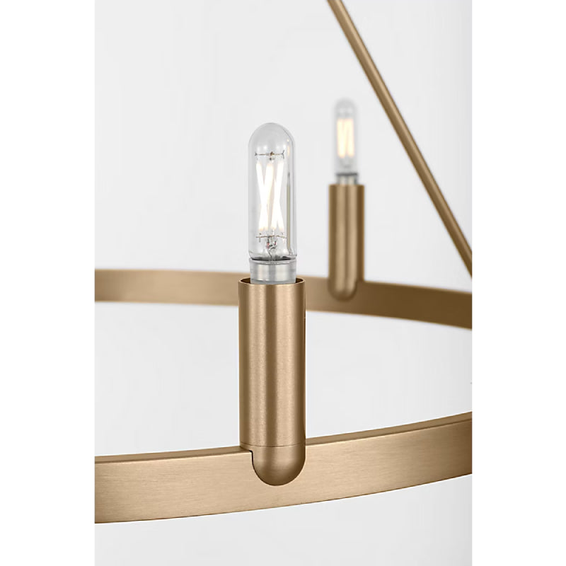 Generation GLC2016 Mirla 6-lt 28" Chandelier - Satin Brass