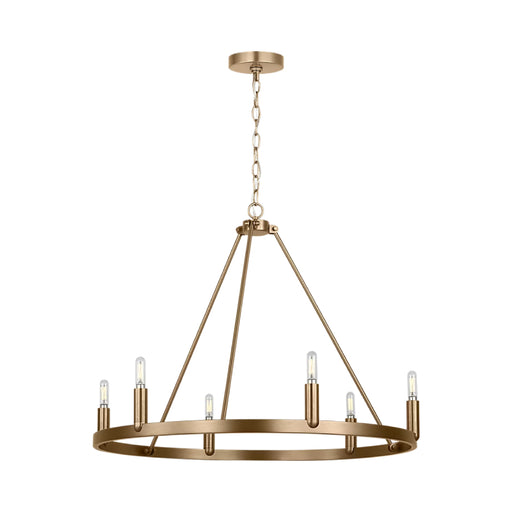 Generation GLC2016 Mirla 6-lt 28" Chandelier - Satin Brass