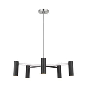 Generation GLC2055E Zentro 5-lt 29" LED Chandelier - Brushed Nickel