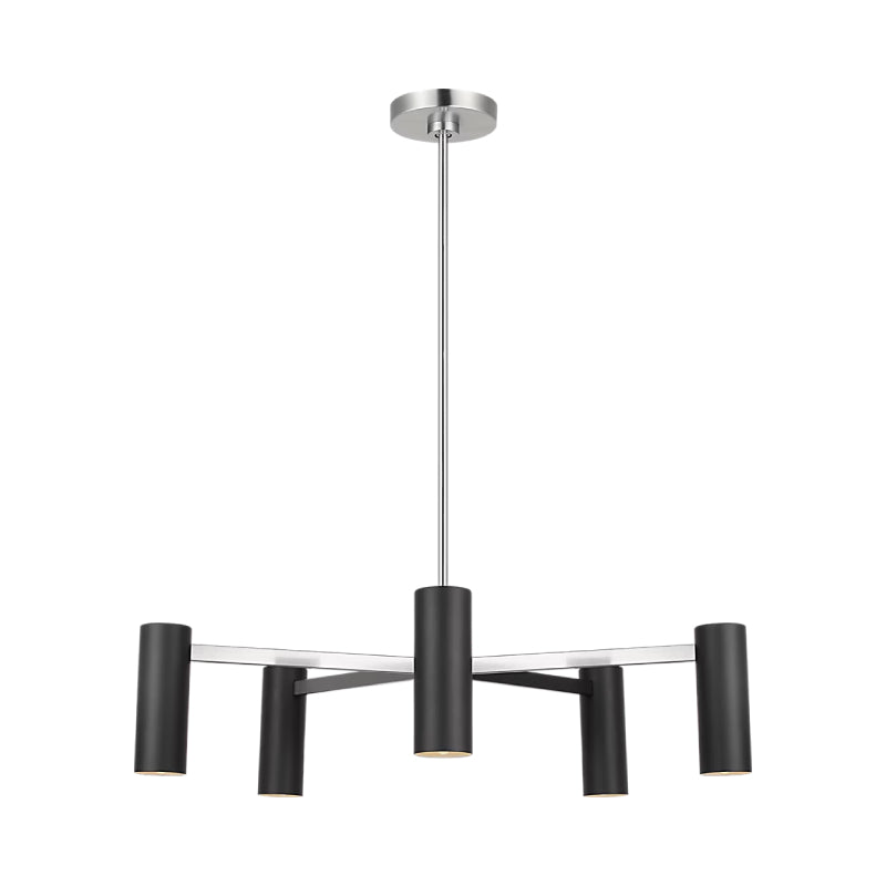Generation GLC2055 Zentro 5-lt 29" Chandelier - Brushed Nickel