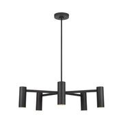 Generation GLC2055 Zentro 5-lt 29" Chandelier - Midnight Black
